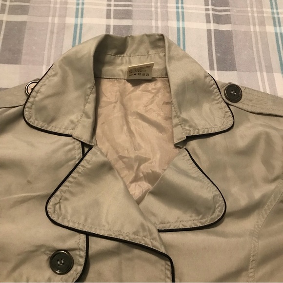 La Redoute Light Weight Cotton Trench Coat Size UK 14/16 - Picture 3 of 11